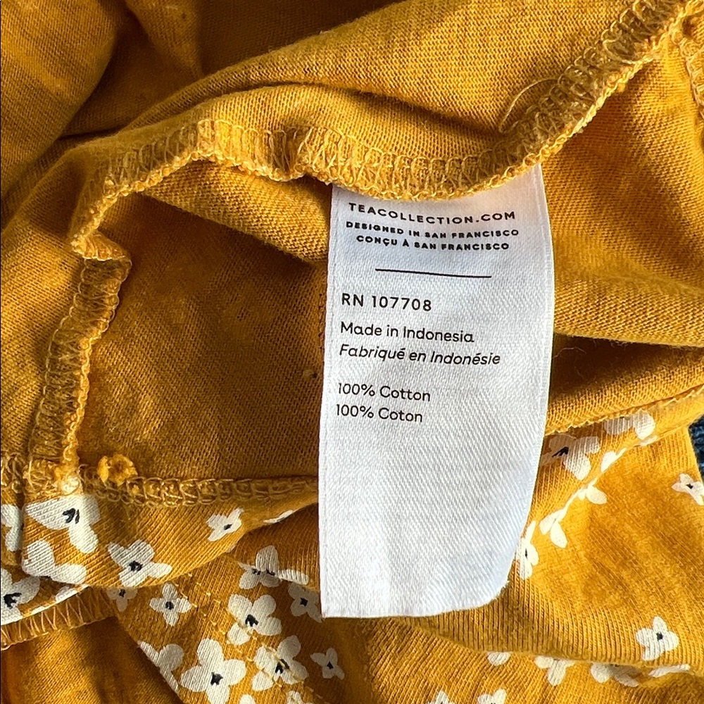 Mini Boden Multicolor Heart & Tea Collection Striped Yellow Floral Dress Bundle - Picture 14 of 14